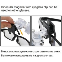 Lornetka lupy stomatologiczne 2.5X 3.5X powlekana soczewka optyczna z klipsem lupa galilejska 2